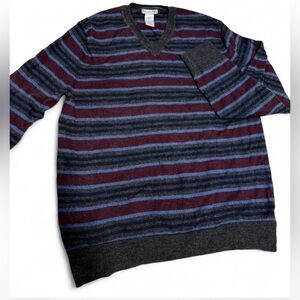 GAP Italian Merrino Wool Men's V-Neck Sweater size large